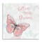 Stupell Industries Follow Your Dreams Pink Butterfly Wall Plaque Art